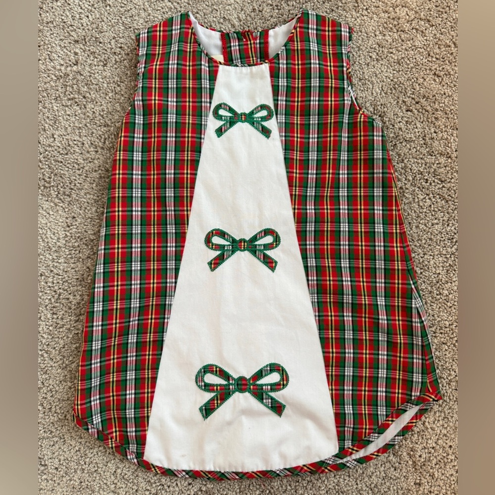 TBBC plaid apron dress - 3T